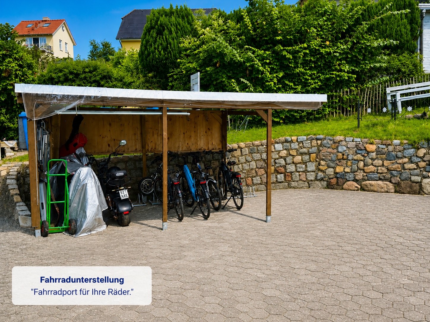 Fahrradport · Ferienwohnung Tintenfisch