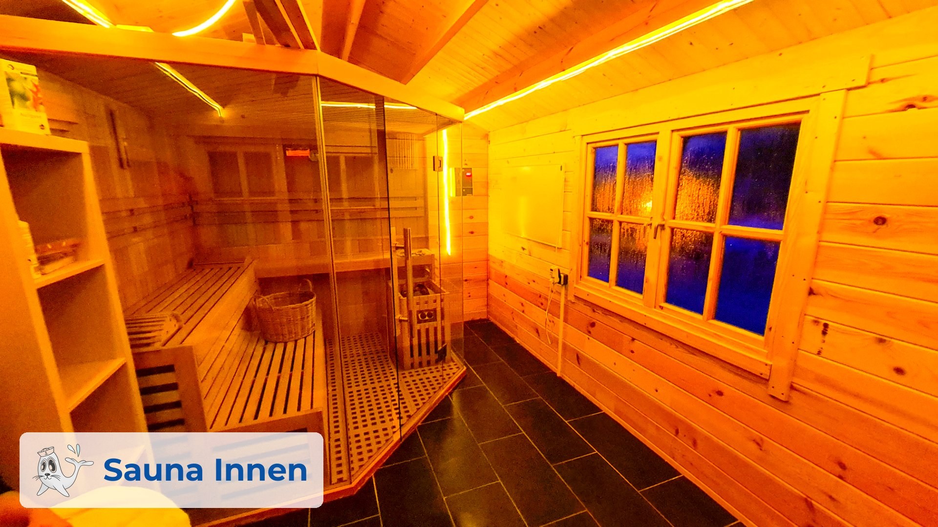Sauna · Ferienwohnung Tintenfisch