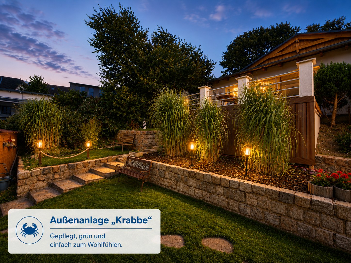 Außenanlage · Haus Krabbe