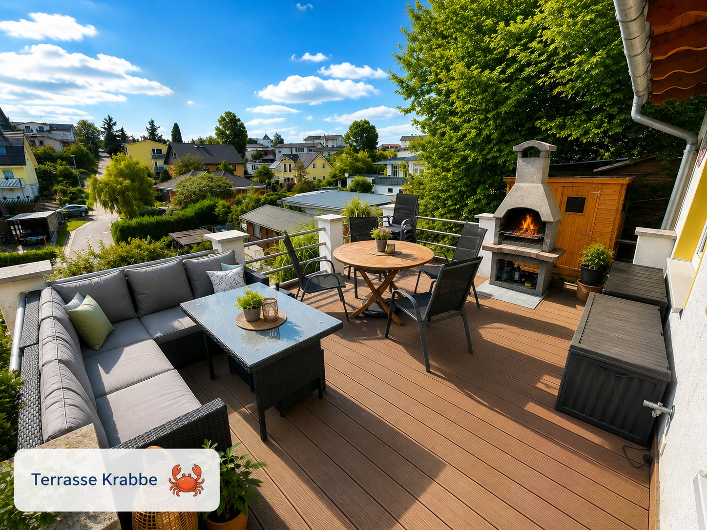 Terrasse · Haus Krabbe
