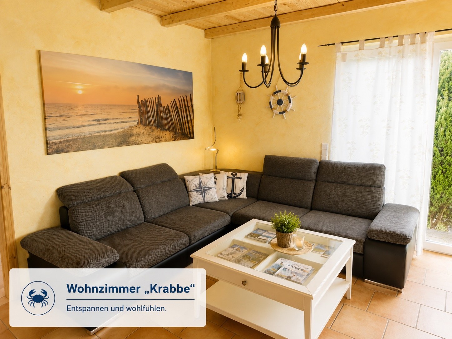 Wohnzimmer · Haus Krabbe
