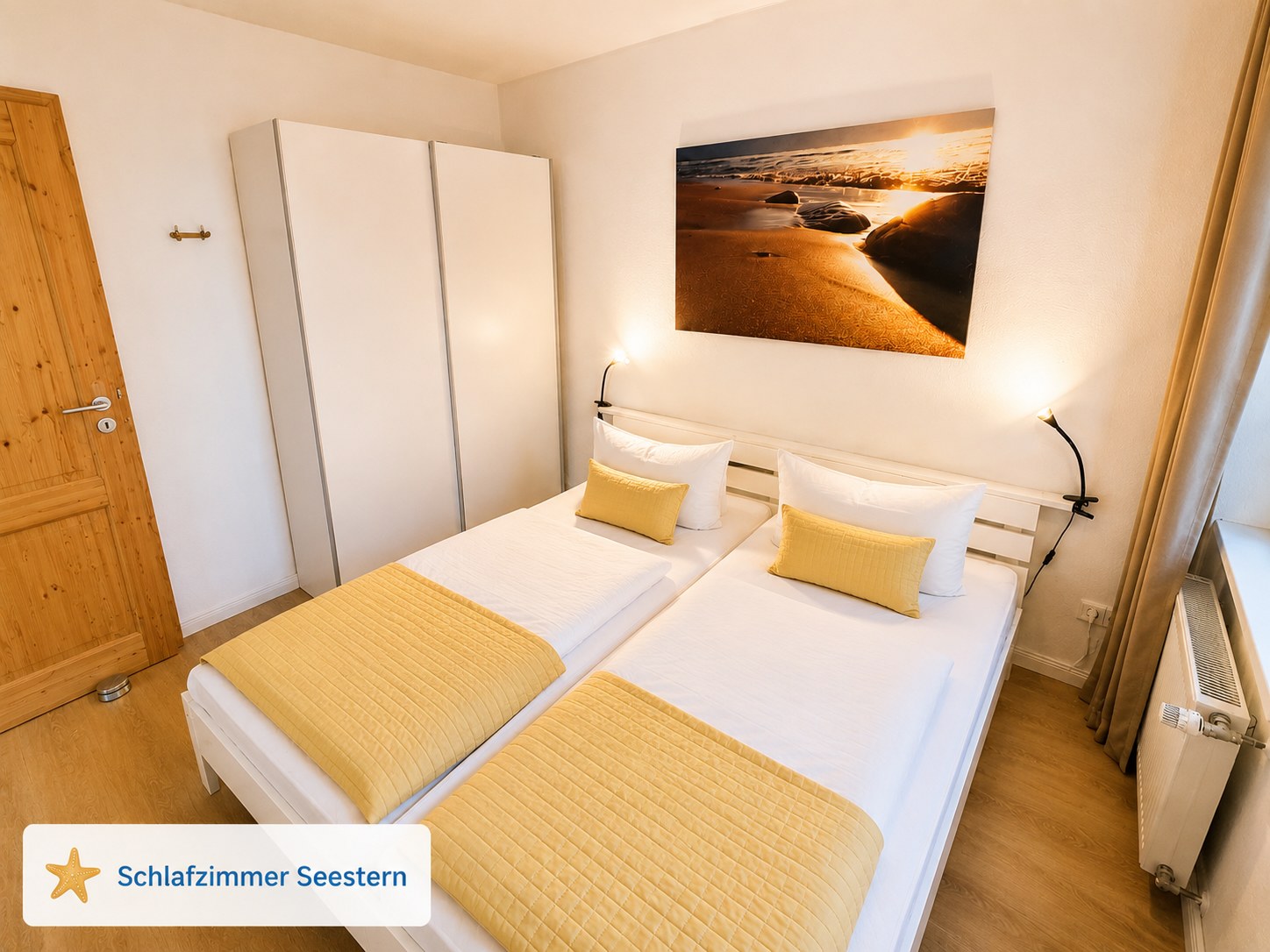 Schlafzimmer · Haus Seestern