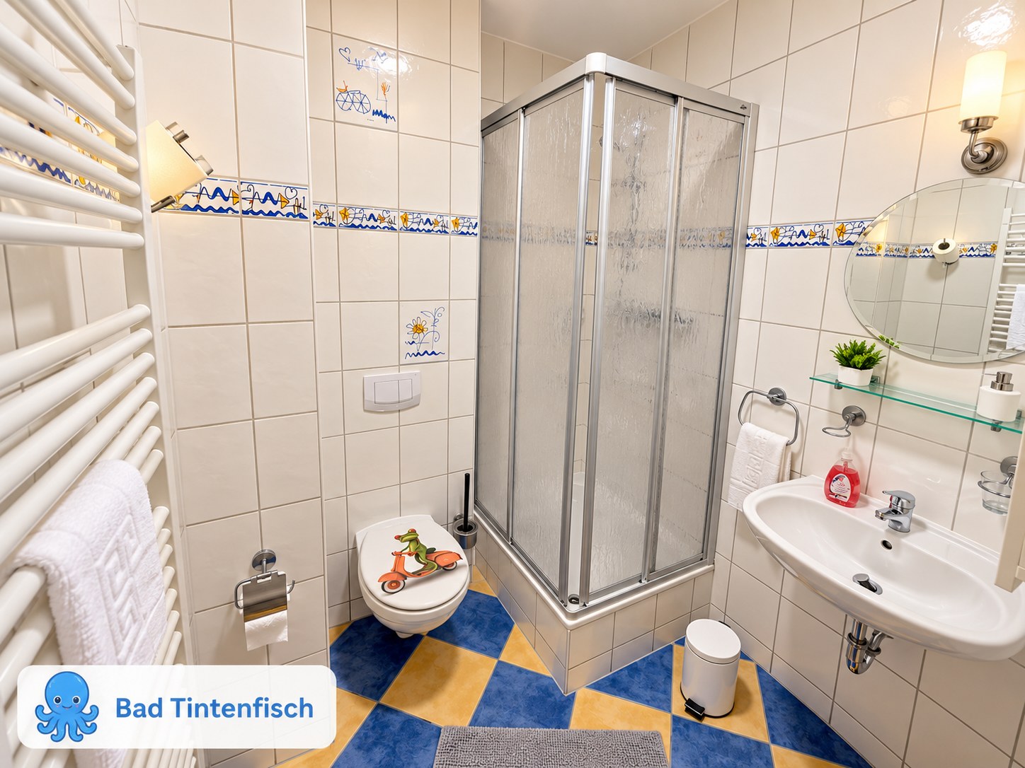 Bad · Ferienwohnung Tintenfisch